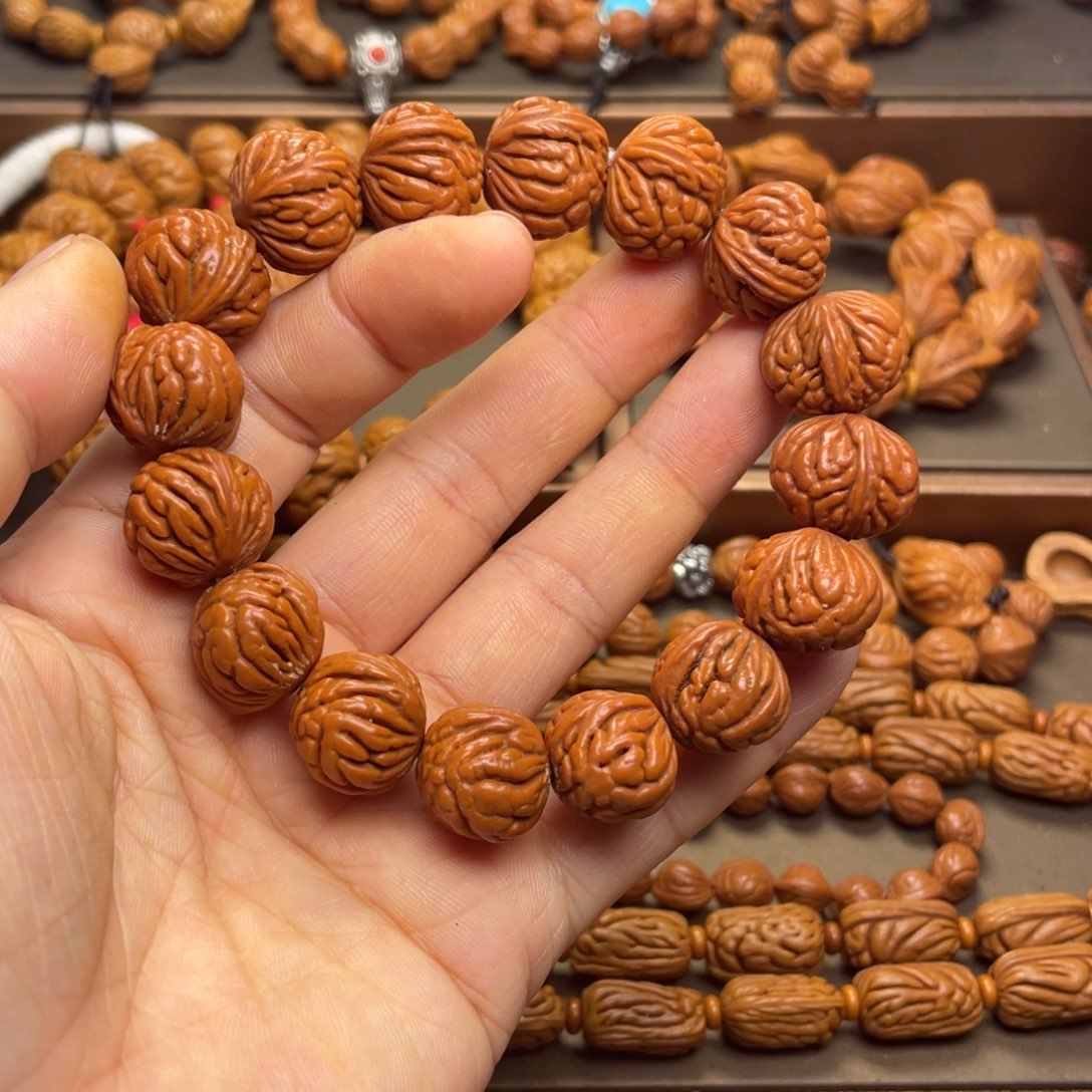 手串桃核龙纹桃核33