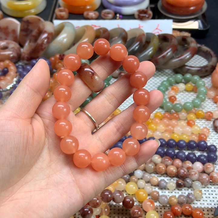 石英质玉未镶嵌手串