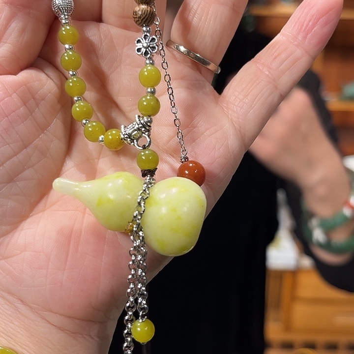 毛衣链未镶嵌和田玉