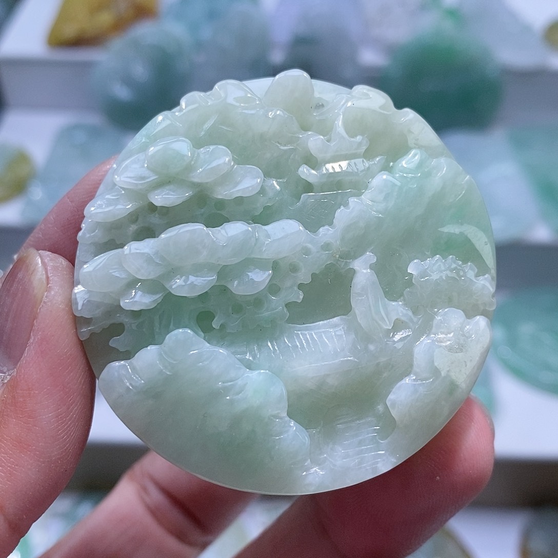 【闪购商品】翡翠未镶嵌颈饰111111111111111