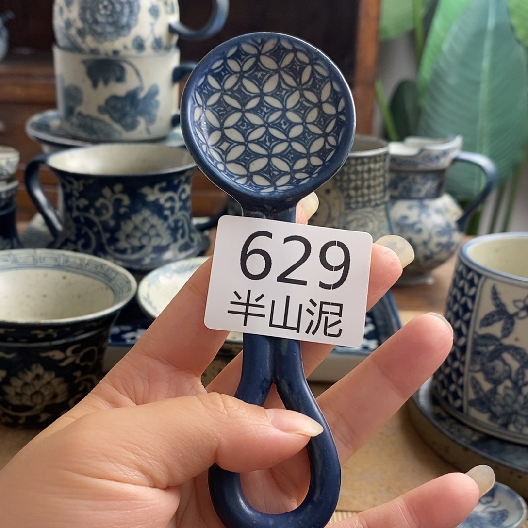 手工手绘青花高温陶瓷