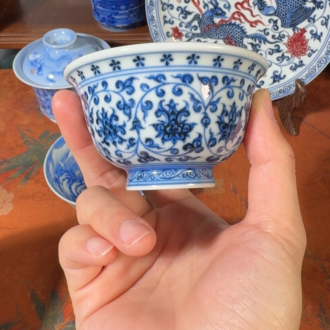 杯刘建锋窑中号压手杯