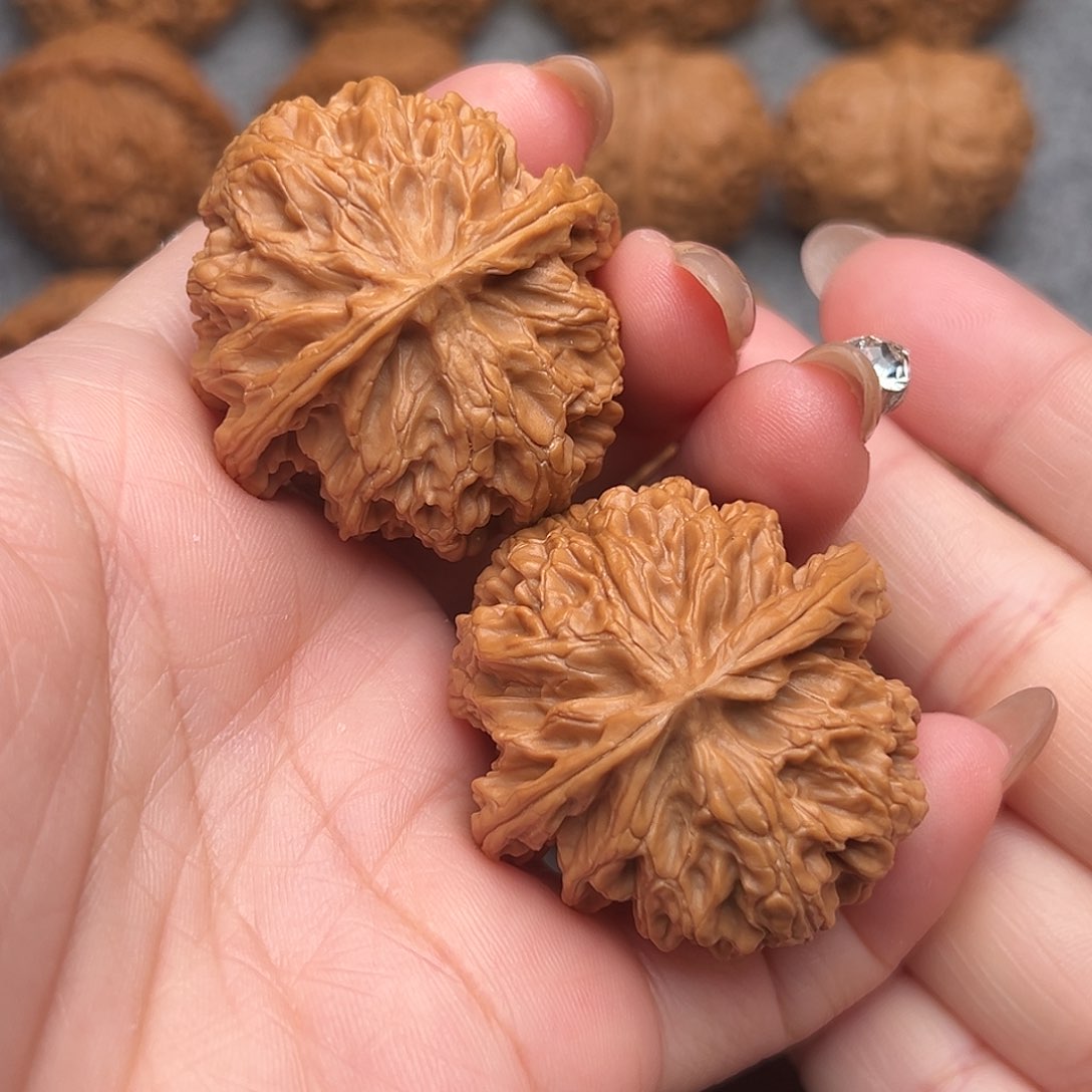 把件文玩核桃精品大肚苹果40