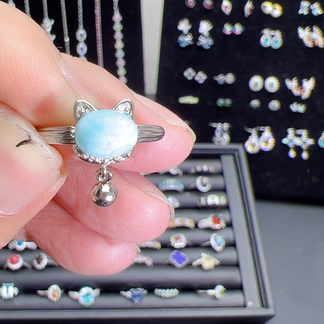 紫晶珠宝半成品银S925镶嵌