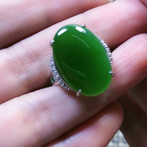 和田玉挂件银S925镶嵌