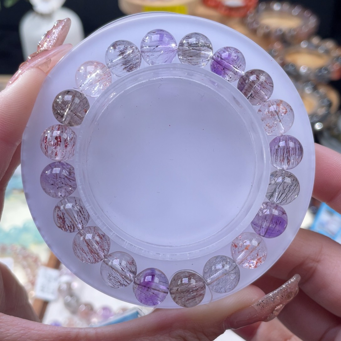 水晶手串未镶嵌超七