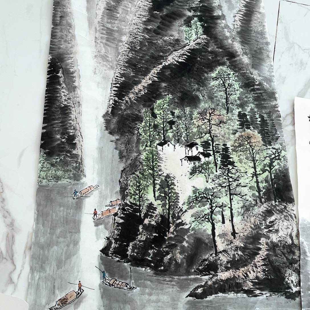 江***风国画夏玉中老师老师老师老师