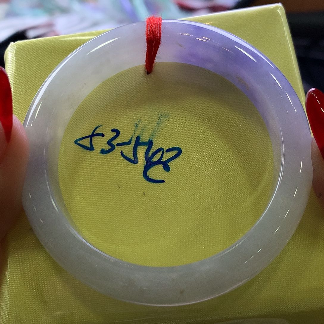 翡翠手镯未镶嵌5354正