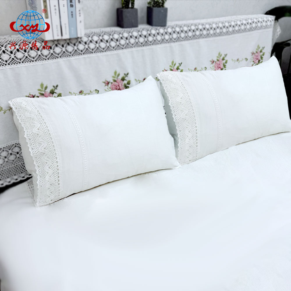 2541-3白色【50*70cm】白色纯棉枕套纯色枕套大尺寸 