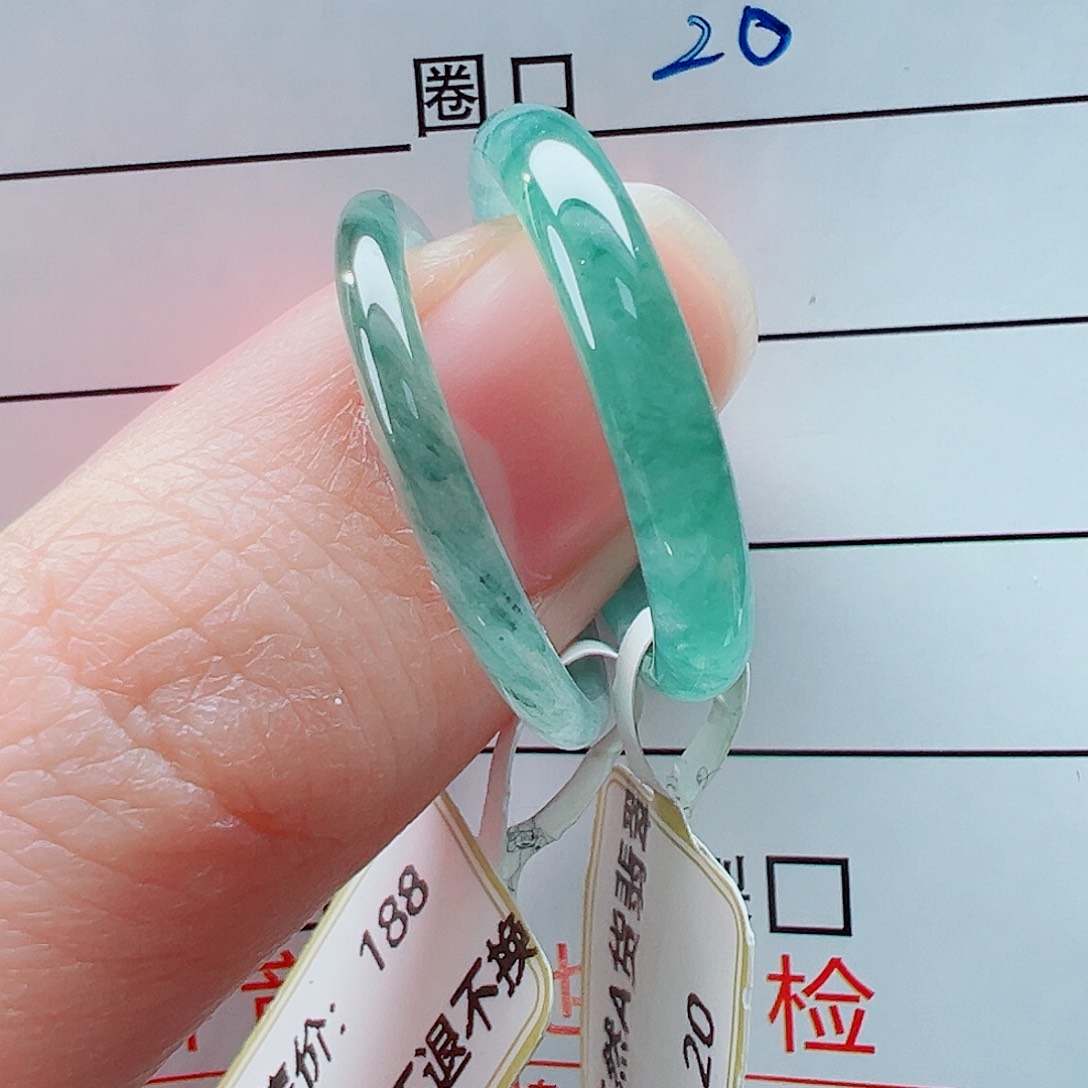 未镶嵌戒指翡翠E*a戒圈