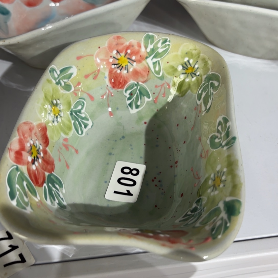 瓷片 景德镇手绘高温釉下彩陶瓷茶具