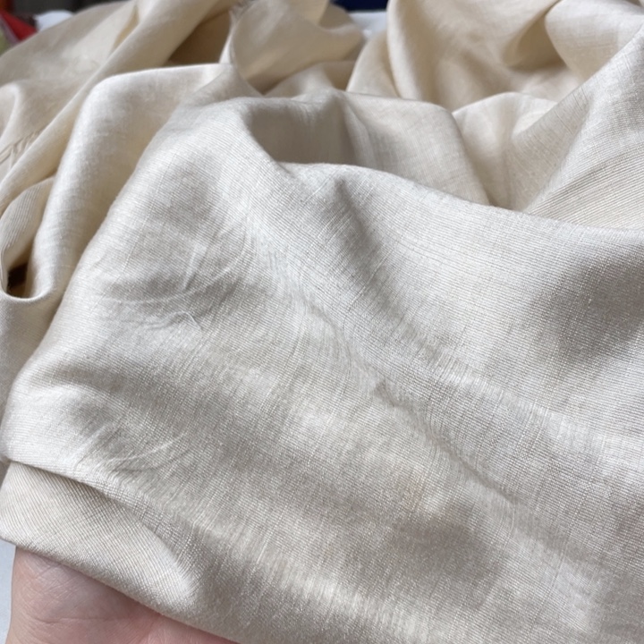 杏色棉麻1.5米。        