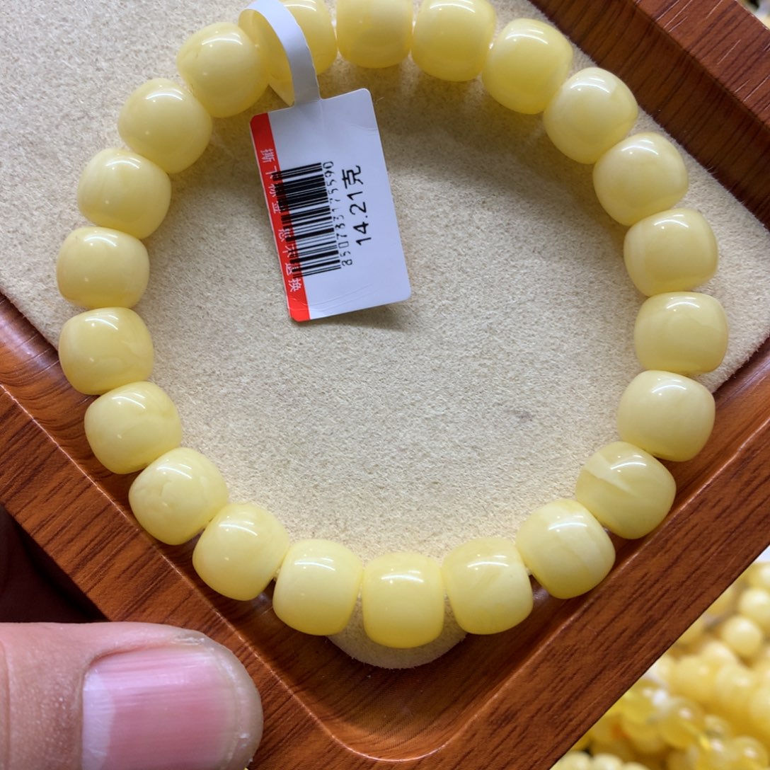 蜜蜡手链未镶嵌蜜蜡