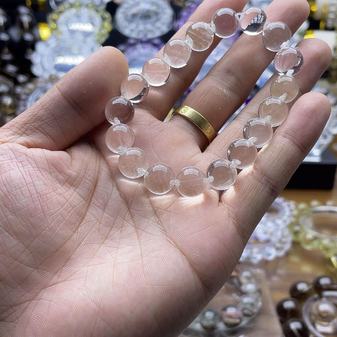 水晶手链未镶嵌白水晶手链