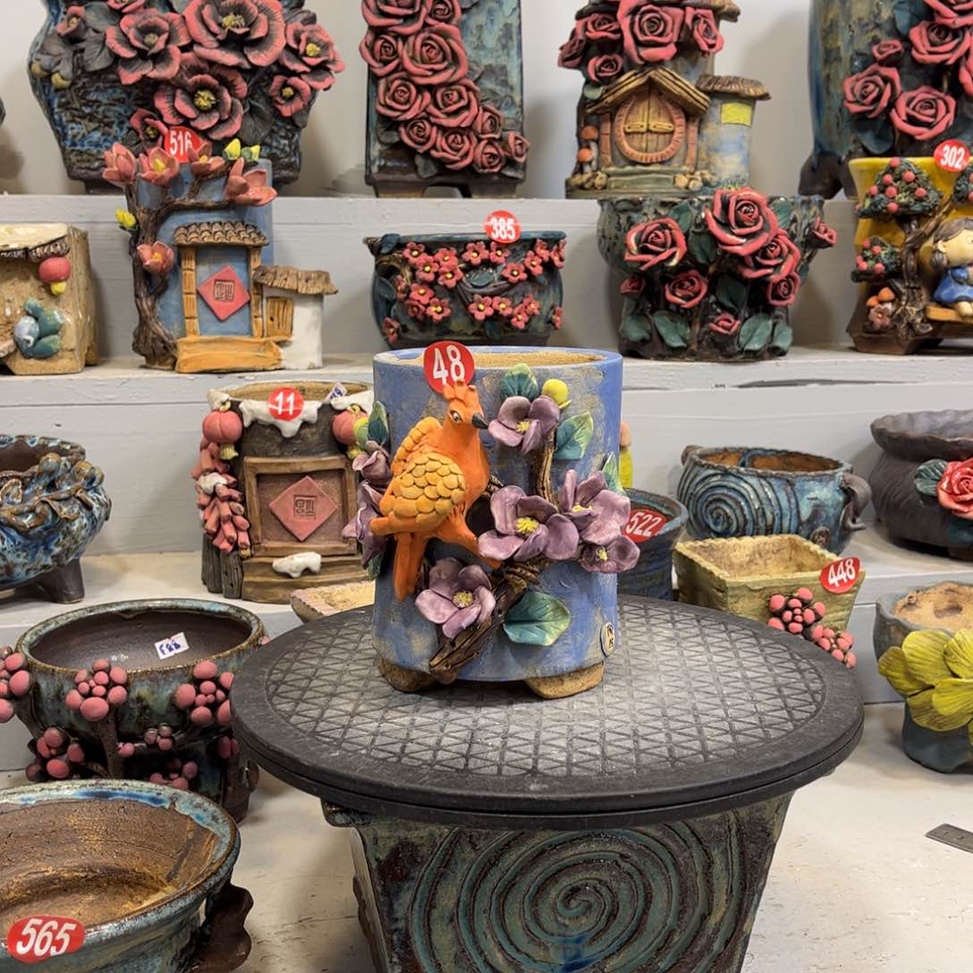 陶瓷48 号陶然花盆厂家直销