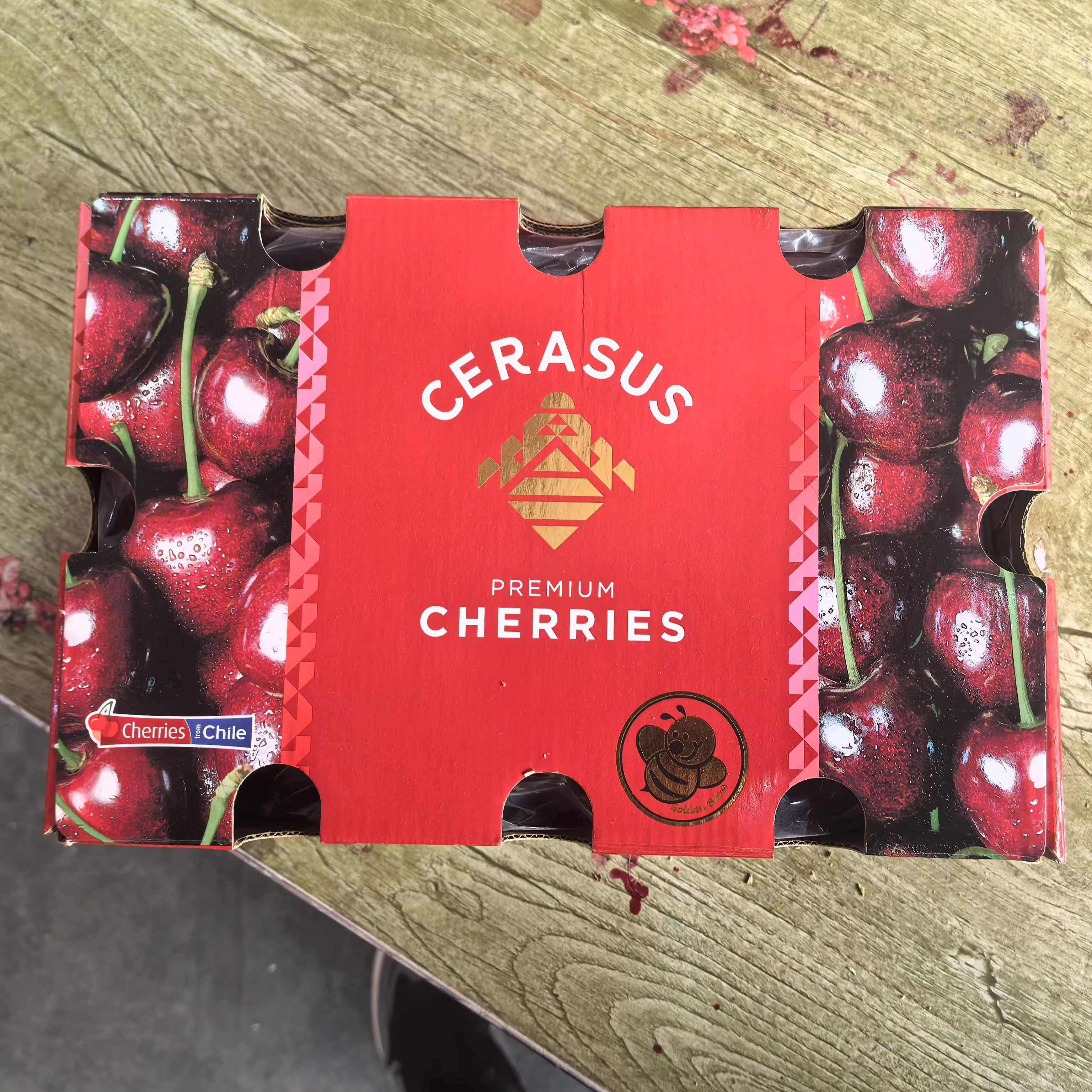 车厘子海运拉宾斯3JD5斤净重 内附果径卡