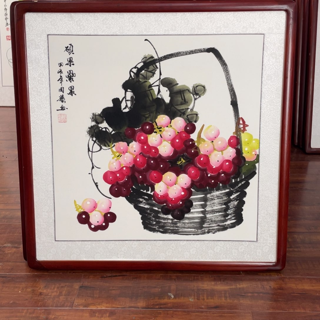 国画带框尺寸63*63厘米