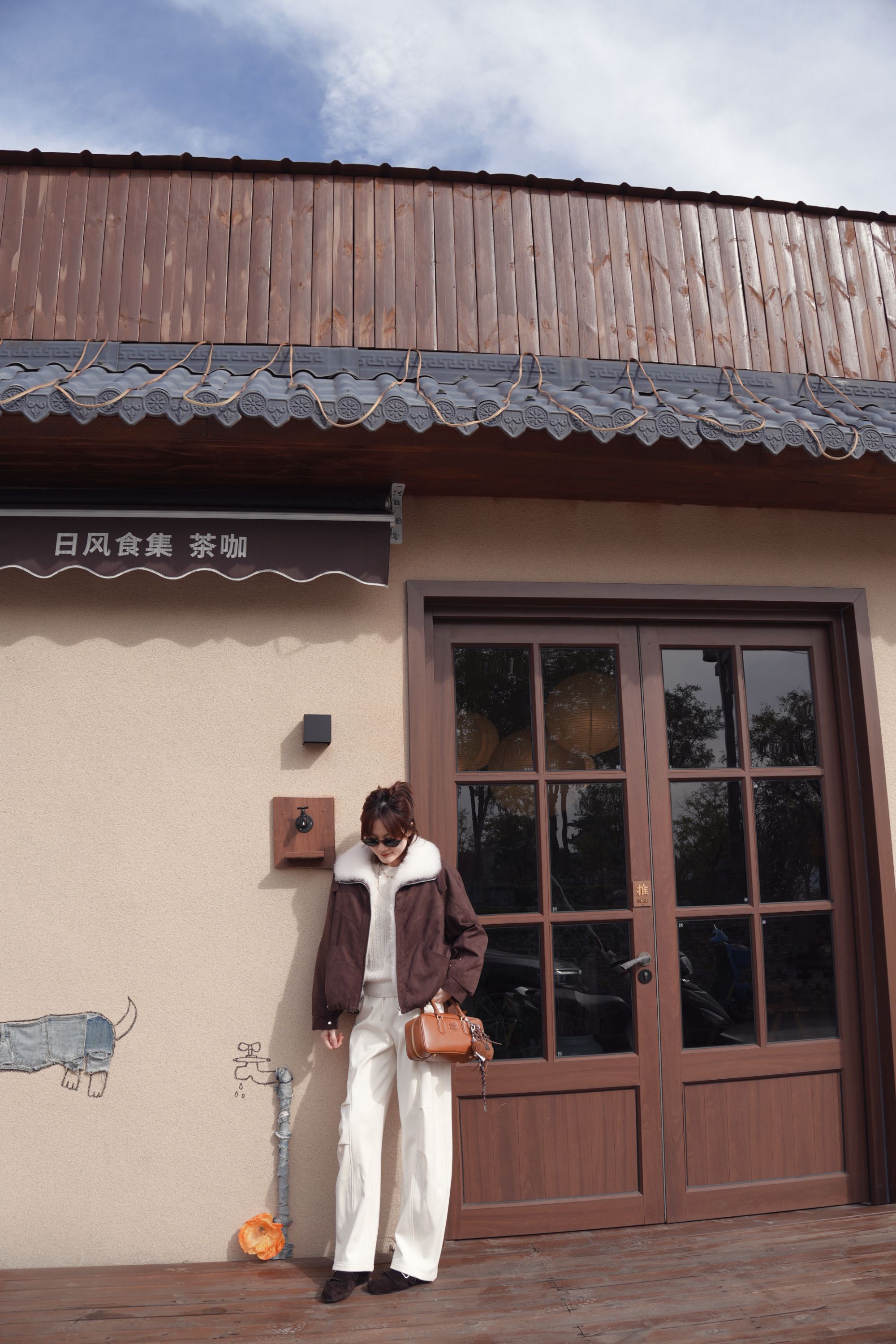 俪妍冬款弯刀裤休闲百搭