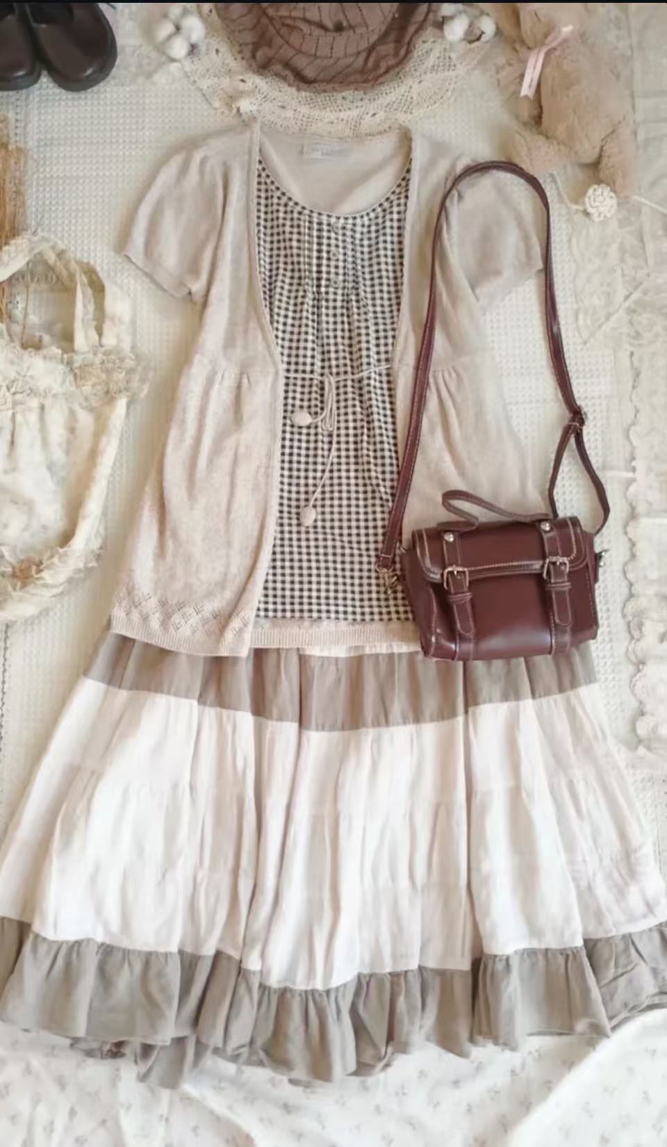 【直播差价专用】日系上衣连衣裙