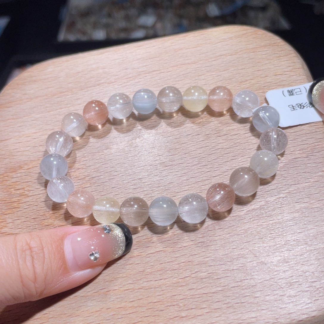 水晶手链未镶嵌43号多样性发货一Z 9+