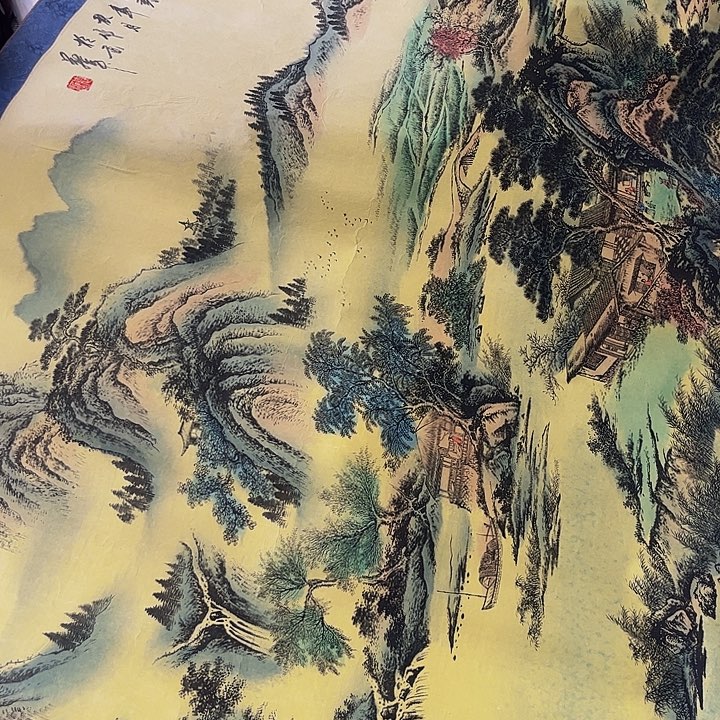 摆件，轴坏，破损，水渍都是正常的印刷