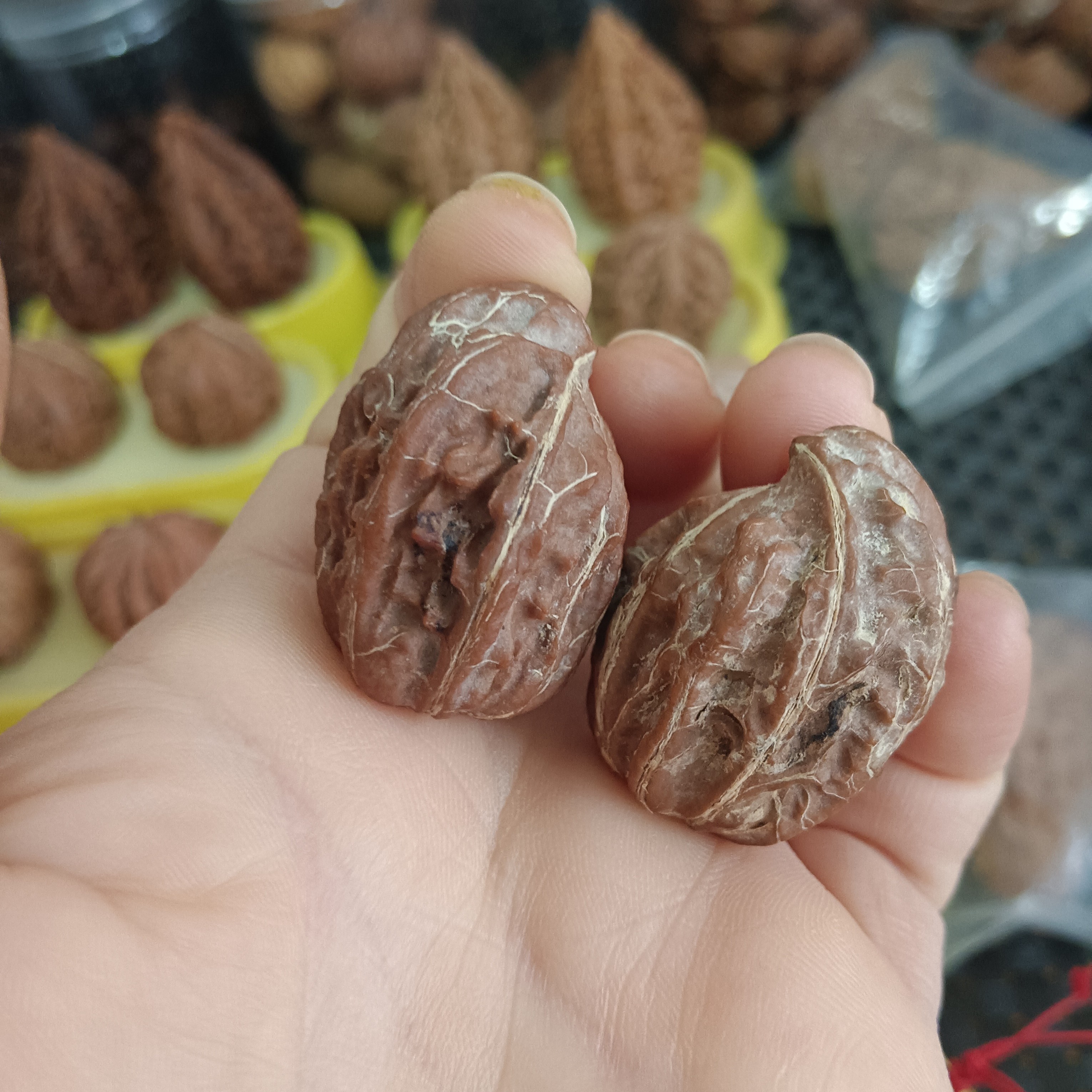 文玩核桃 东北秋子异形 鹰嘴企鹅系列