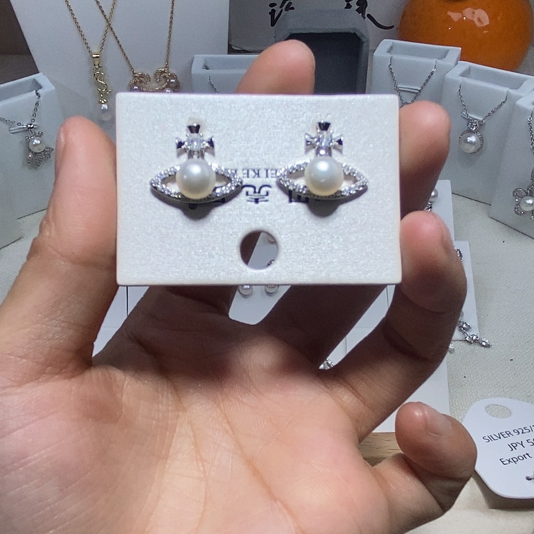 未镶嵌耳饰淡水珍珠