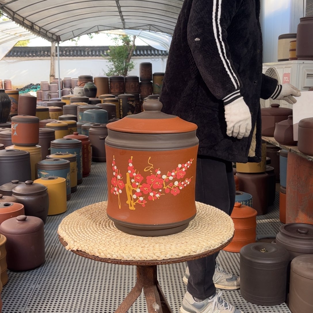 紫砂茶叶罐8 饼茶叶罐