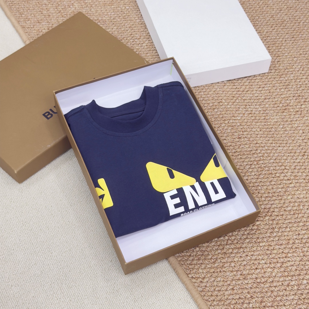 Da&Mai -圆领短袖夏季短袖男女童装潮童百搭T恤白色藏青色F1短袖