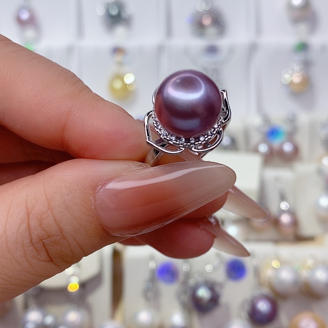 未镶嵌淡水珍珠戒指