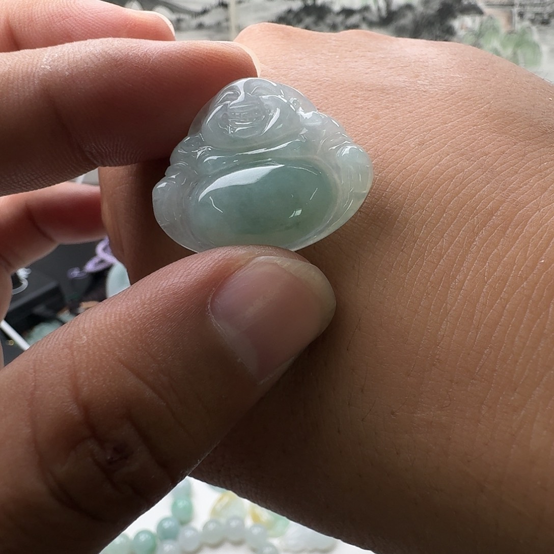 翡翠未镶嵌颈饰108