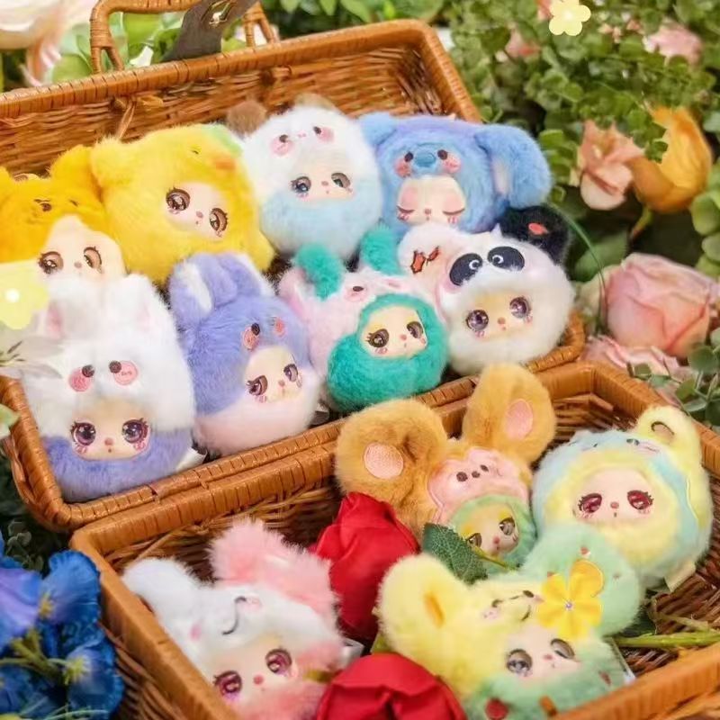 【拆盒拆袋】娃三岁莉拉的花园茶会系列毛绒潮玩盲盒挂件