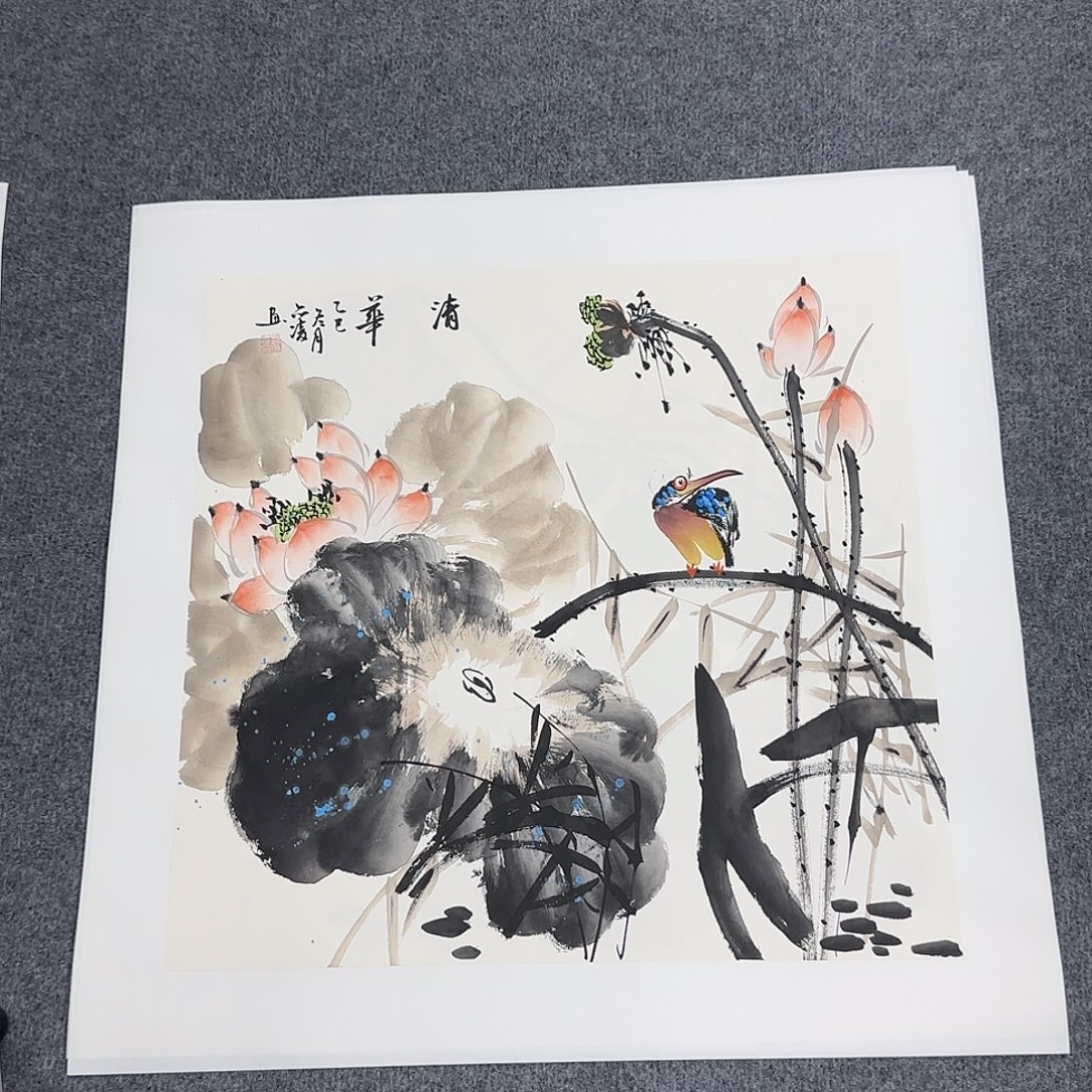 国画50*50纯手绘刘亦凌