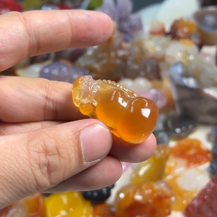 玛瑙/玉髓未镶嵌吊坠(不含链)