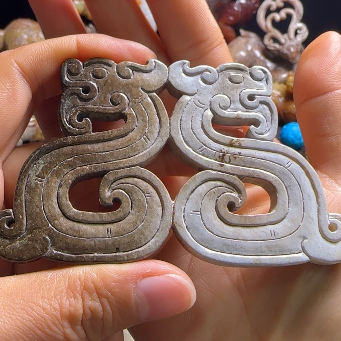 和田玉颈饰未镶嵌