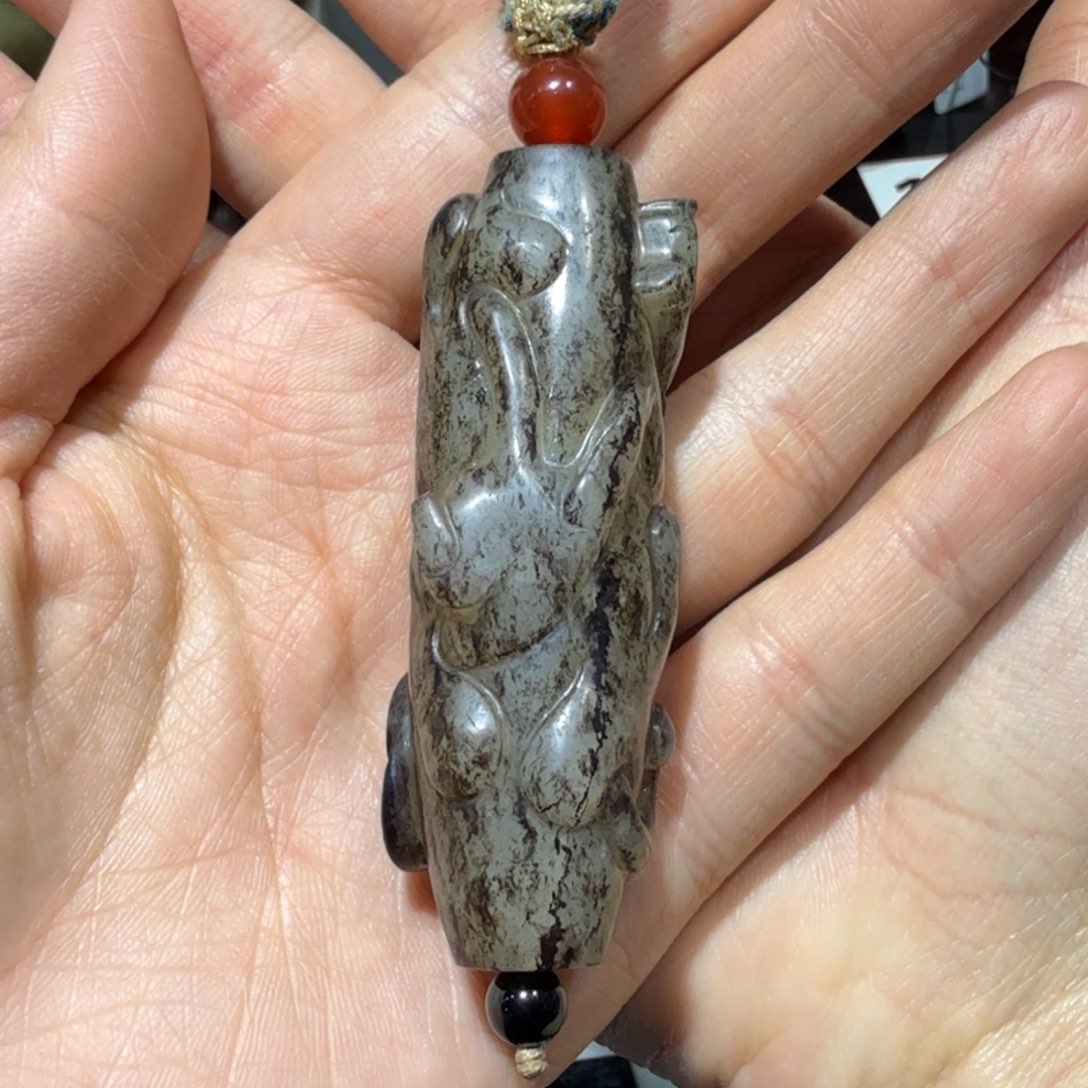 和田玉挂件未镶嵌輕*言