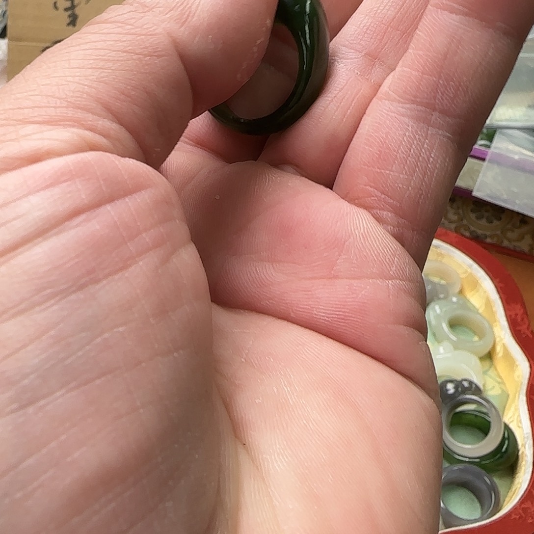 和田玉未镶嵌戒指0031