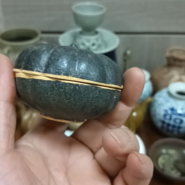 摆件罗***庆粉盒。。。。。