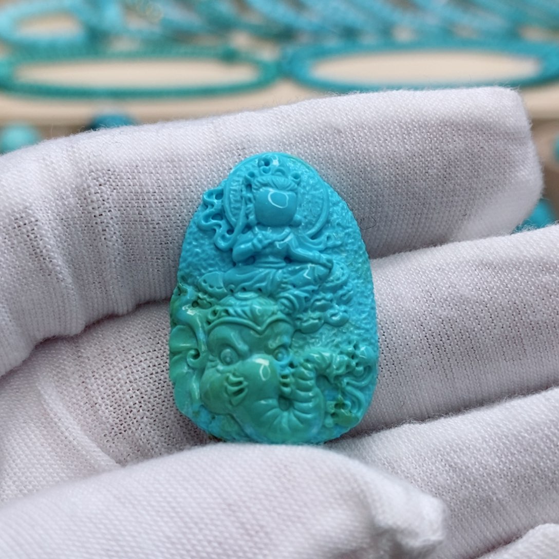 绿松石珠宝奇石未镶嵌