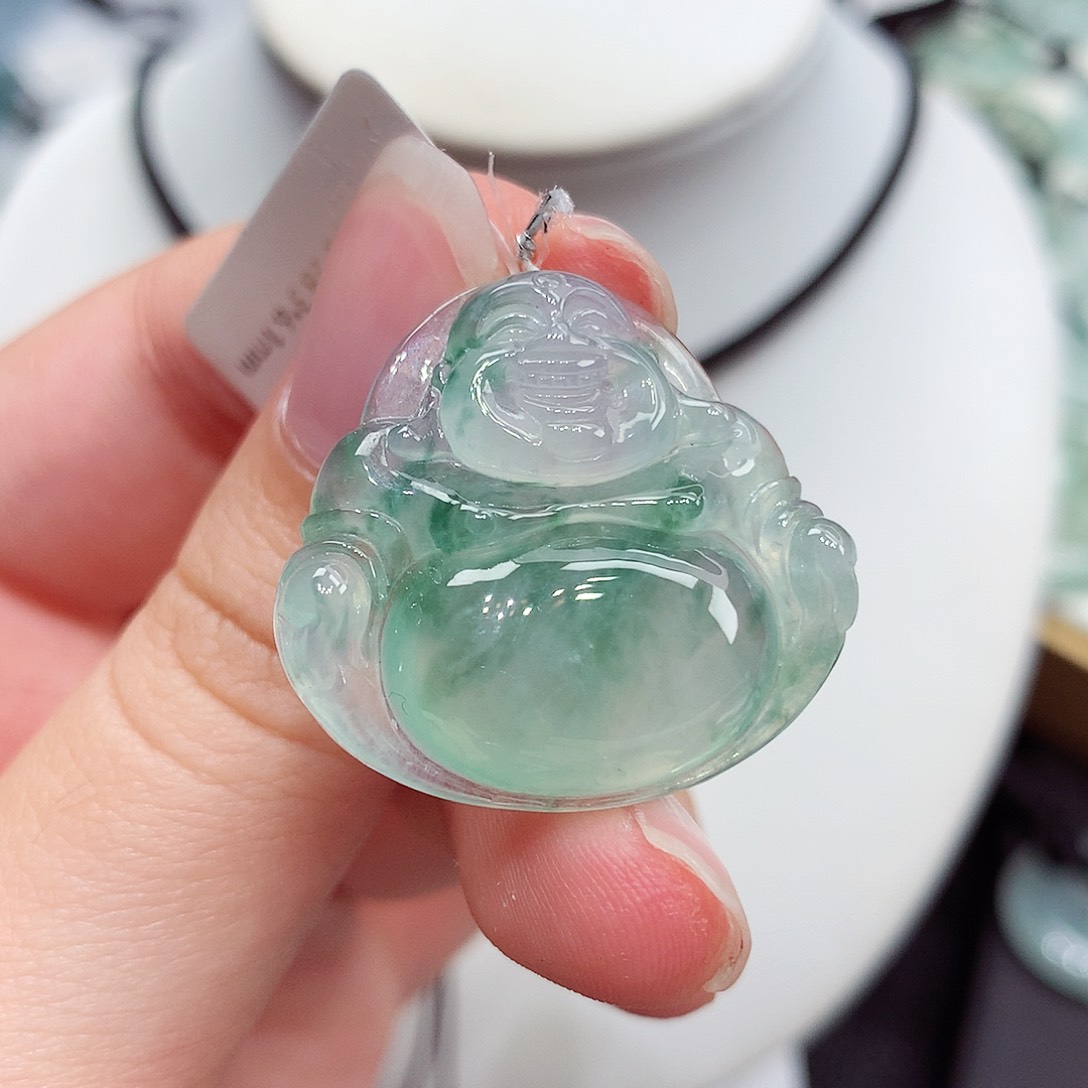 颈饰未镶嵌翡翠翡翠117，26.6/28.3/6.1