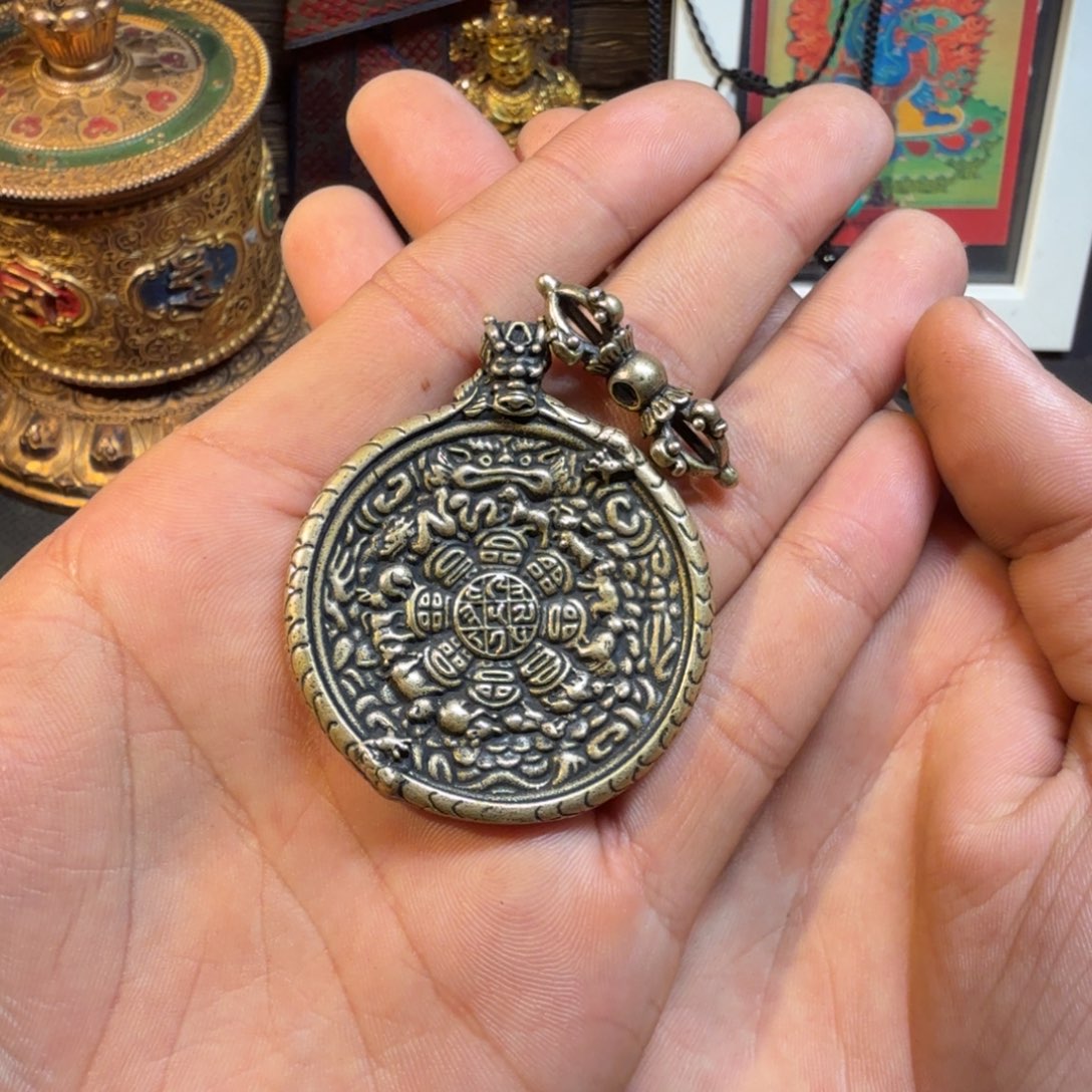 藏传精美的小九宫牌