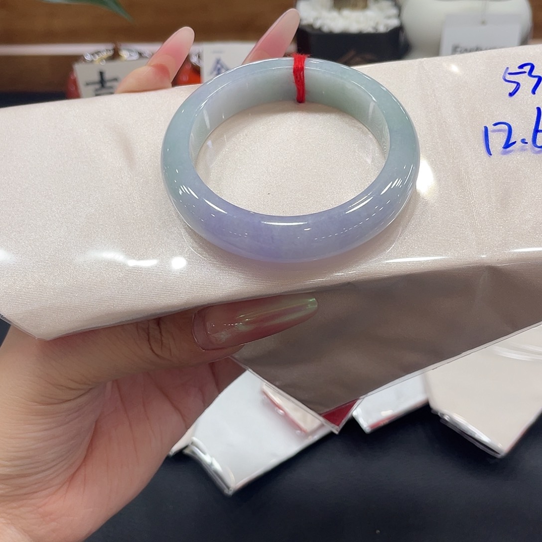 翡翠未镶嵌手镯天然缅甸A货翡翠13