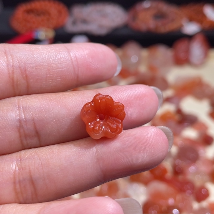 南红玛瑙碗花未镶嵌443