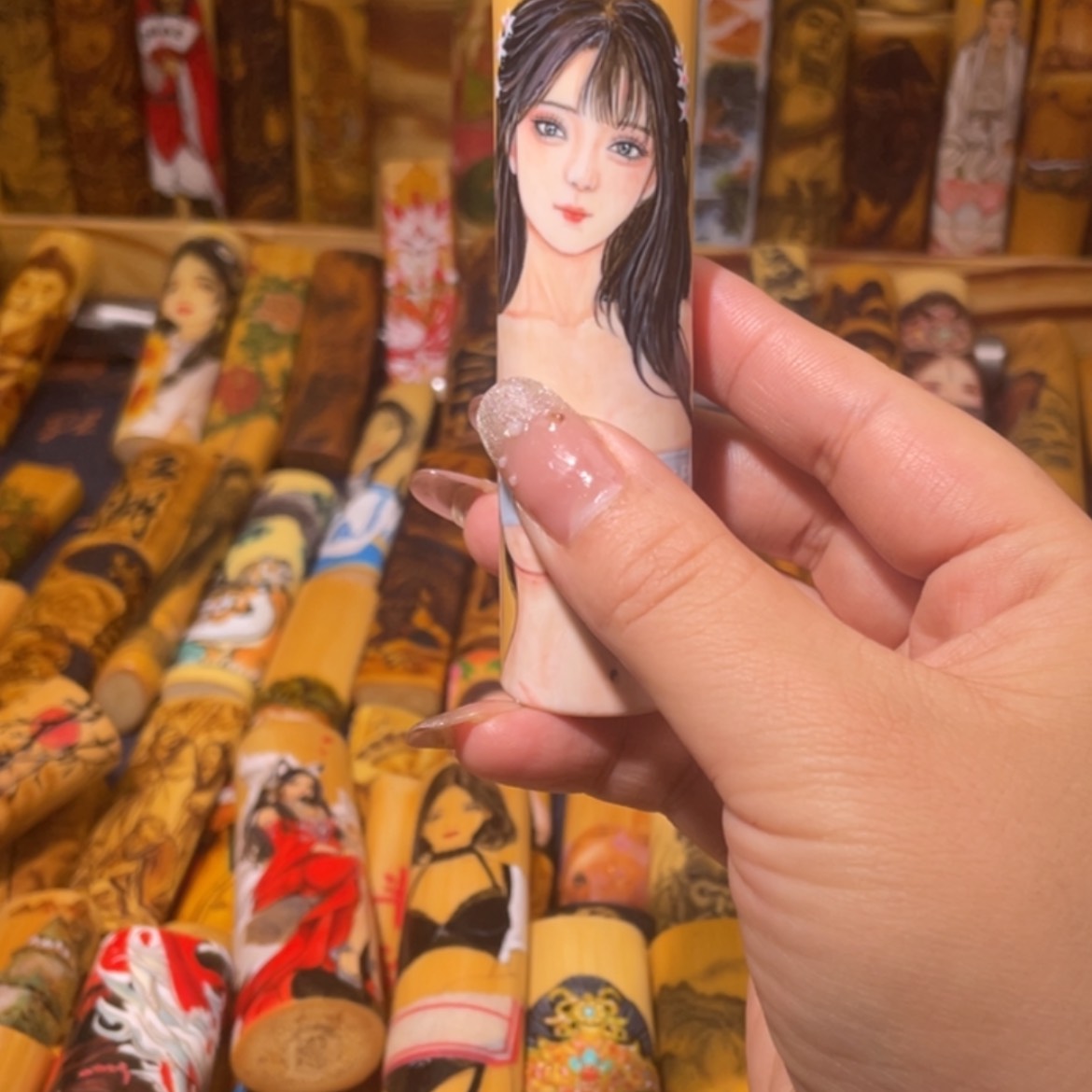 【闪购商品】竹岁***歌实心猪手把件手把件