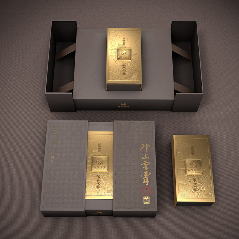 天心牛牛 冲上云霄 百年老枞18g 2泡礼盒装 武夷岩茶