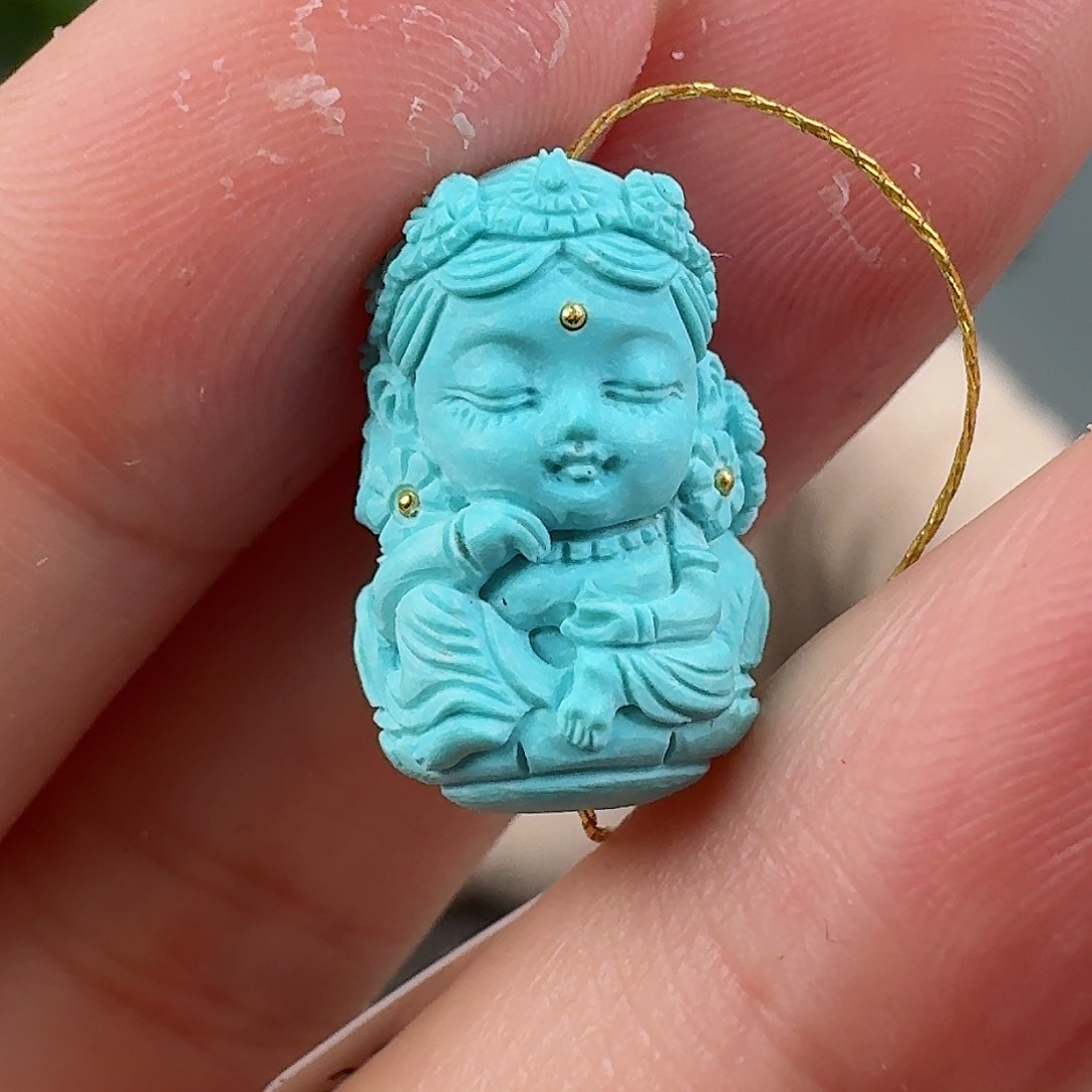 绿松石珠宝奇石未镶嵌