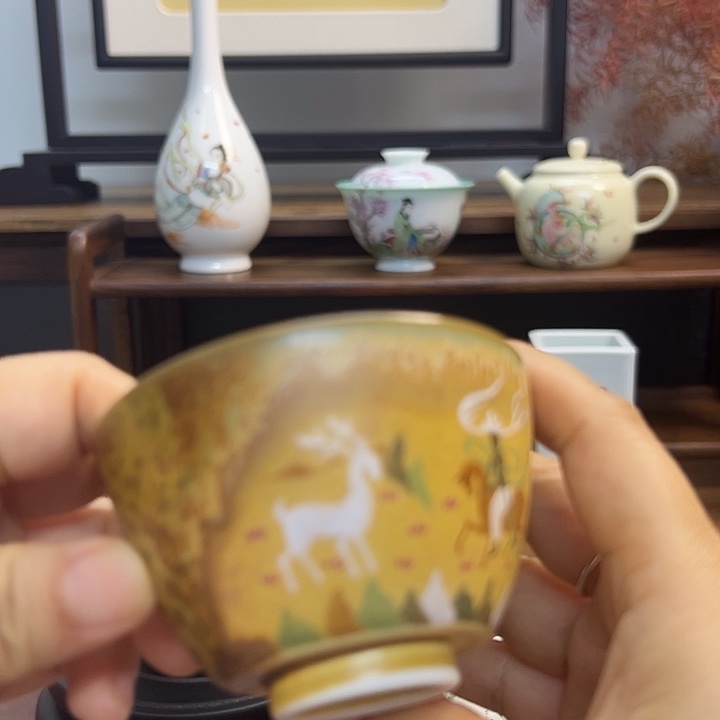 敦煌壁画神鹿主人杯
