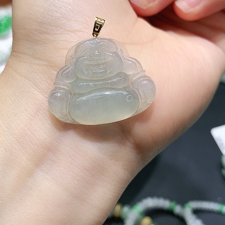 翡翠未镶嵌颈饰缅甸天然翡翠