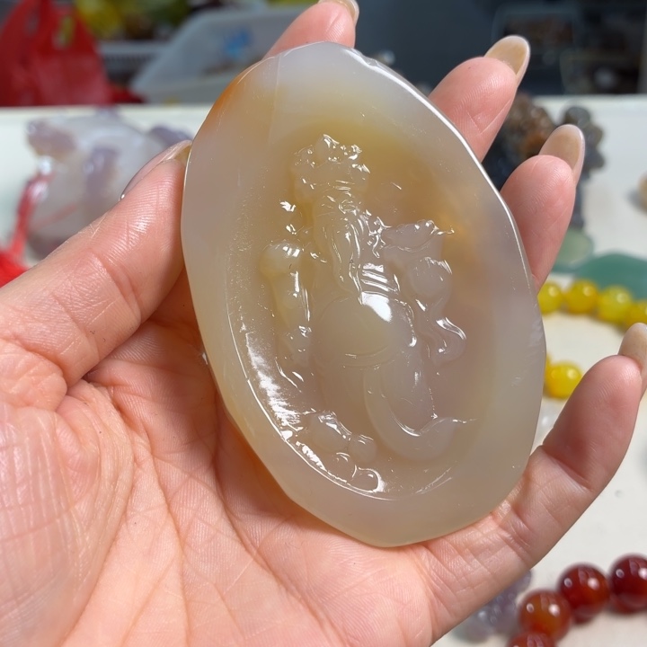 玛瑙/玉髓未镶嵌吊坠(不含链)
