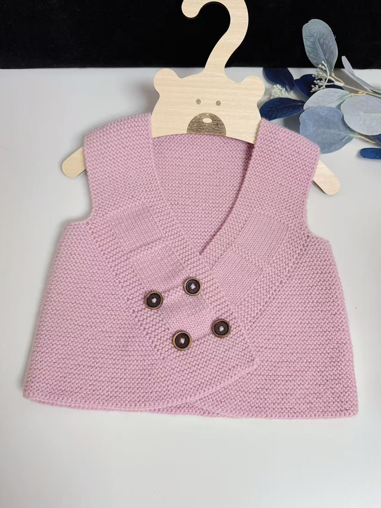 【云朵背心】澳洲羊毛 100%进口精仿美丽诺羊毛 手编织细羊毛线